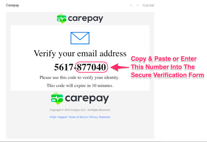 Payment 2FA Code
